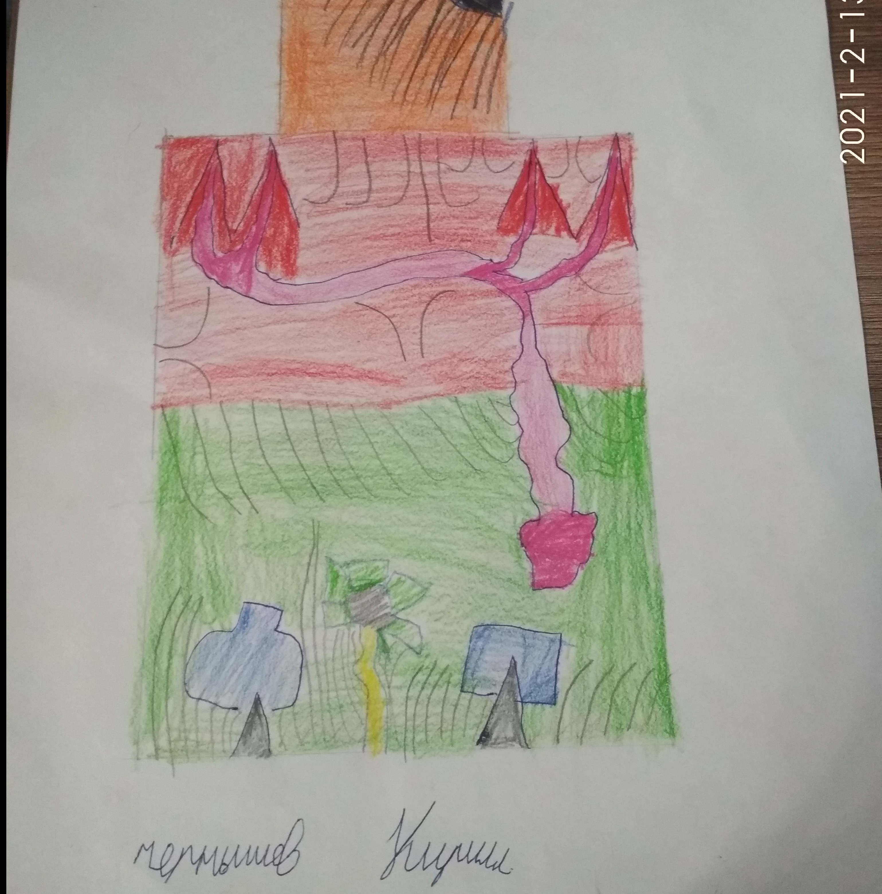 Рисунок участника Чернышев Кирилл Андреевич, 8